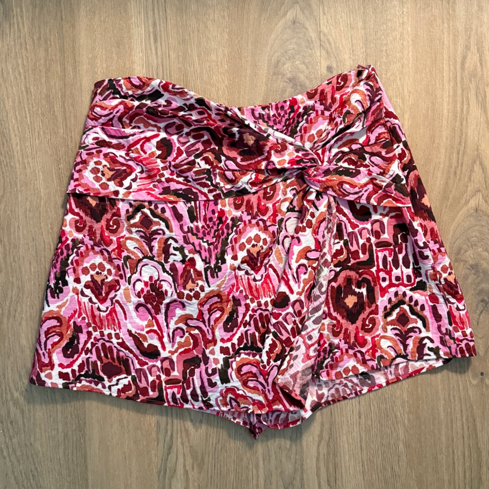 Zara Multicolor Patterned Skort